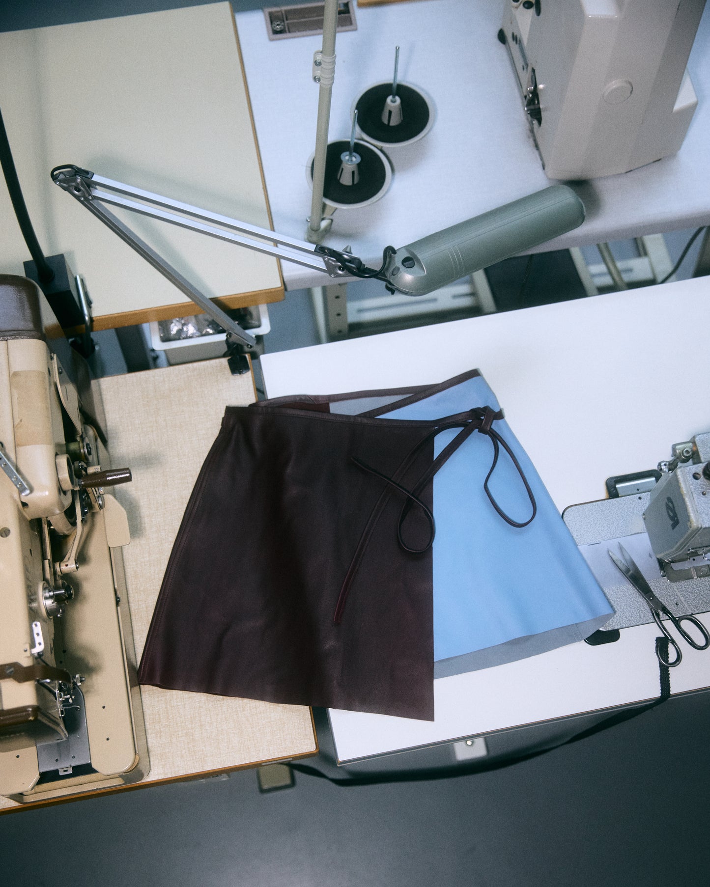 Násti [star] skirt blue/burgundy