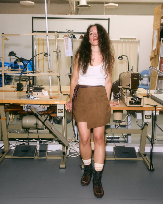 Násti [star] skirt cognac