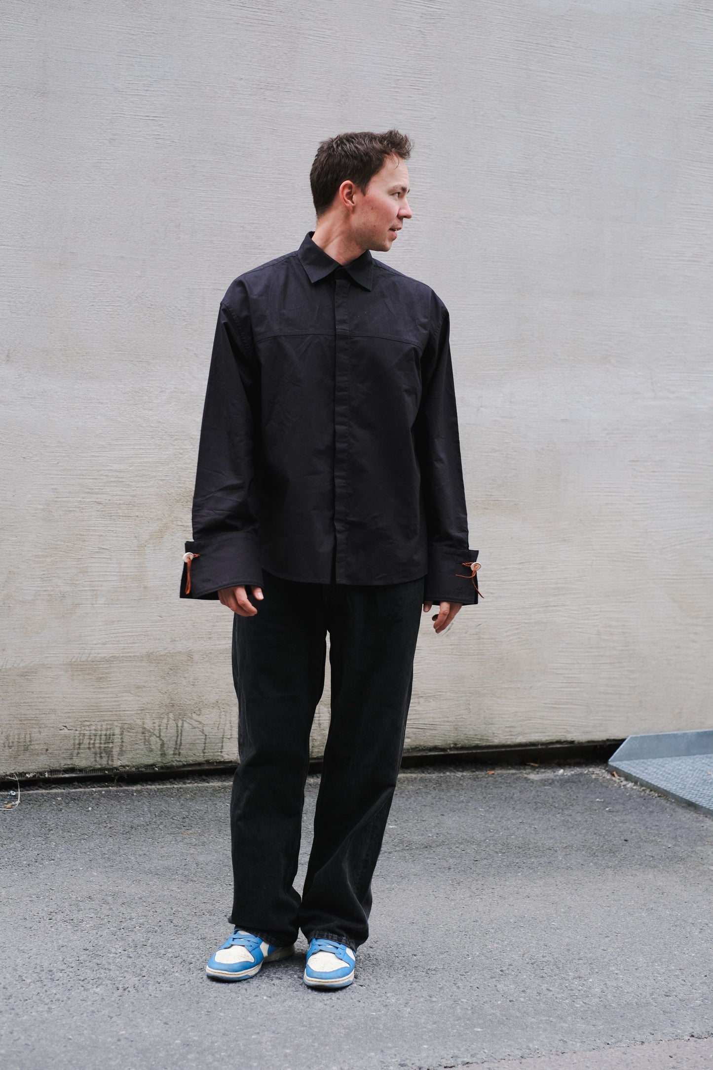 Áddjá [grandpa] mens shirt black