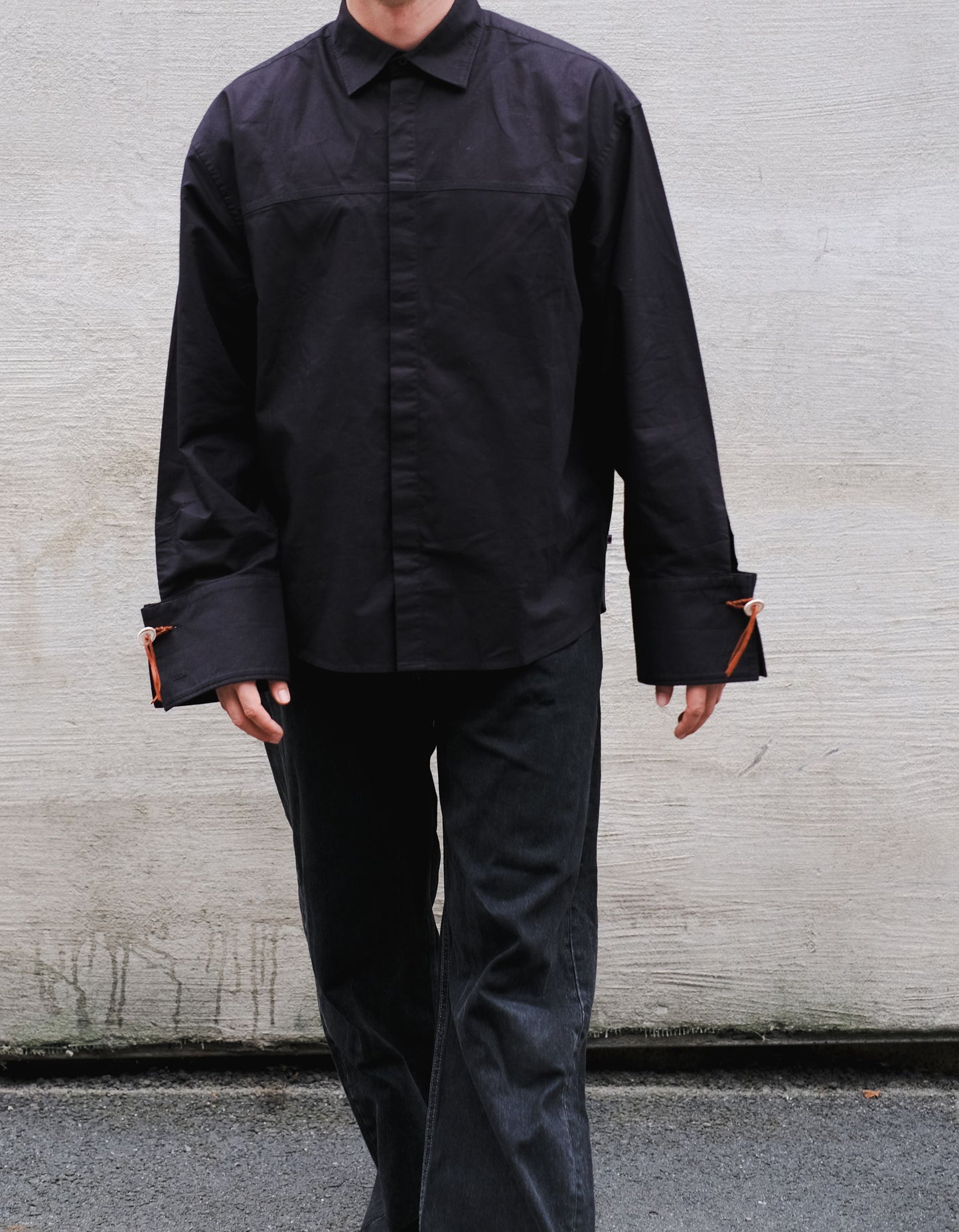 Áddjá [grandpa] mens shirt black