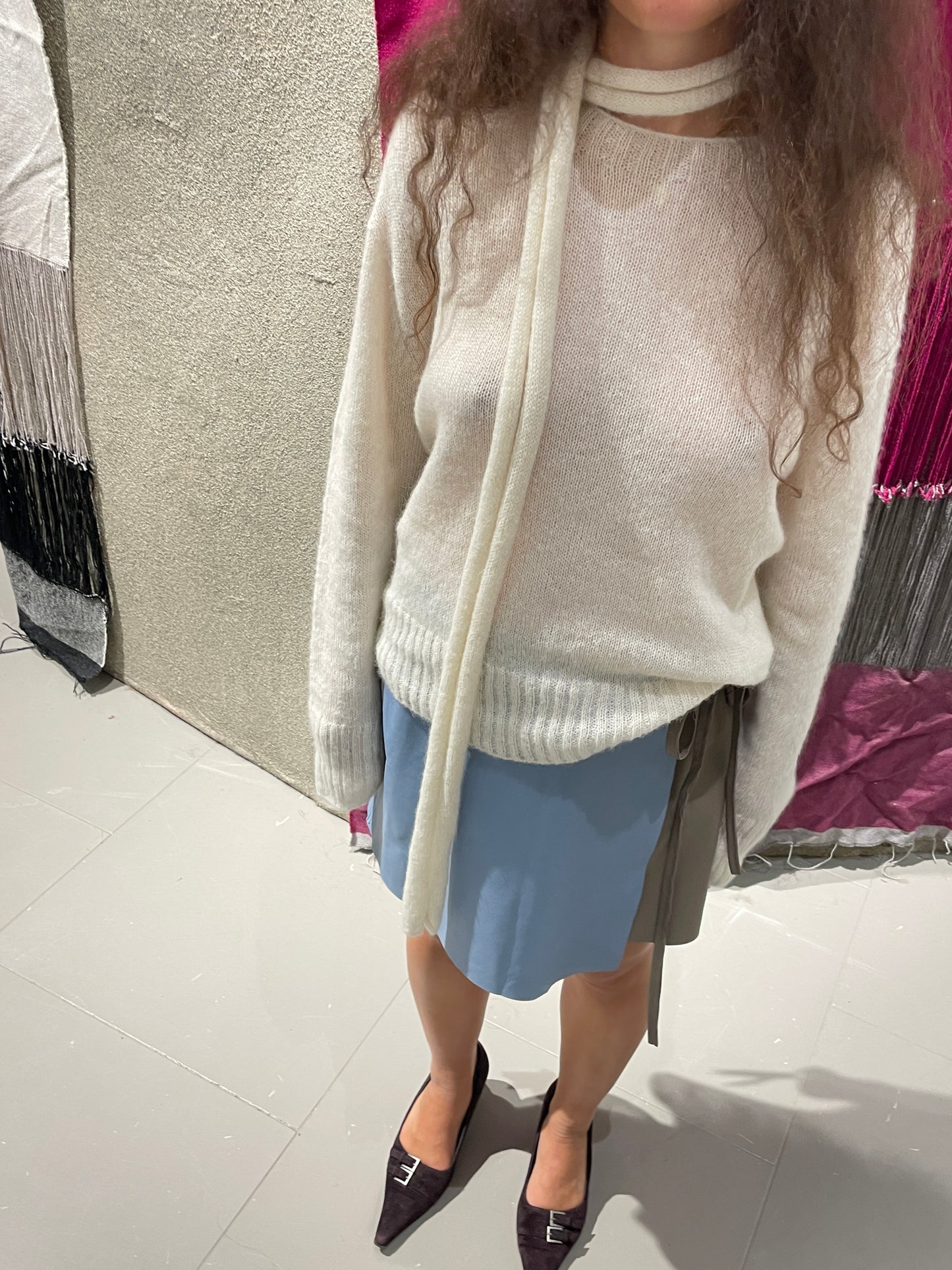 Násti [star] skirt blue/beige