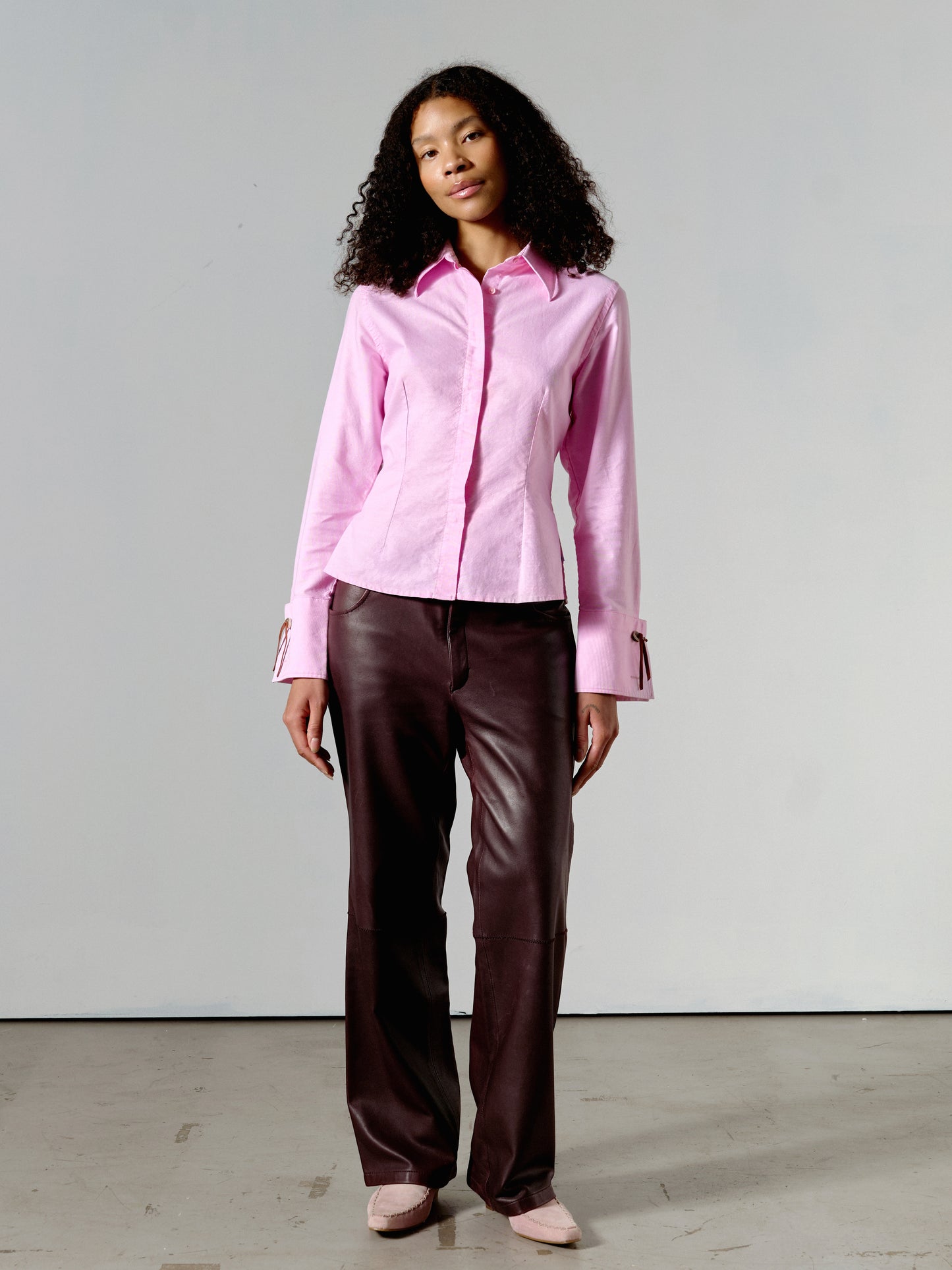 Áhkku [grandma] womens shirt pink