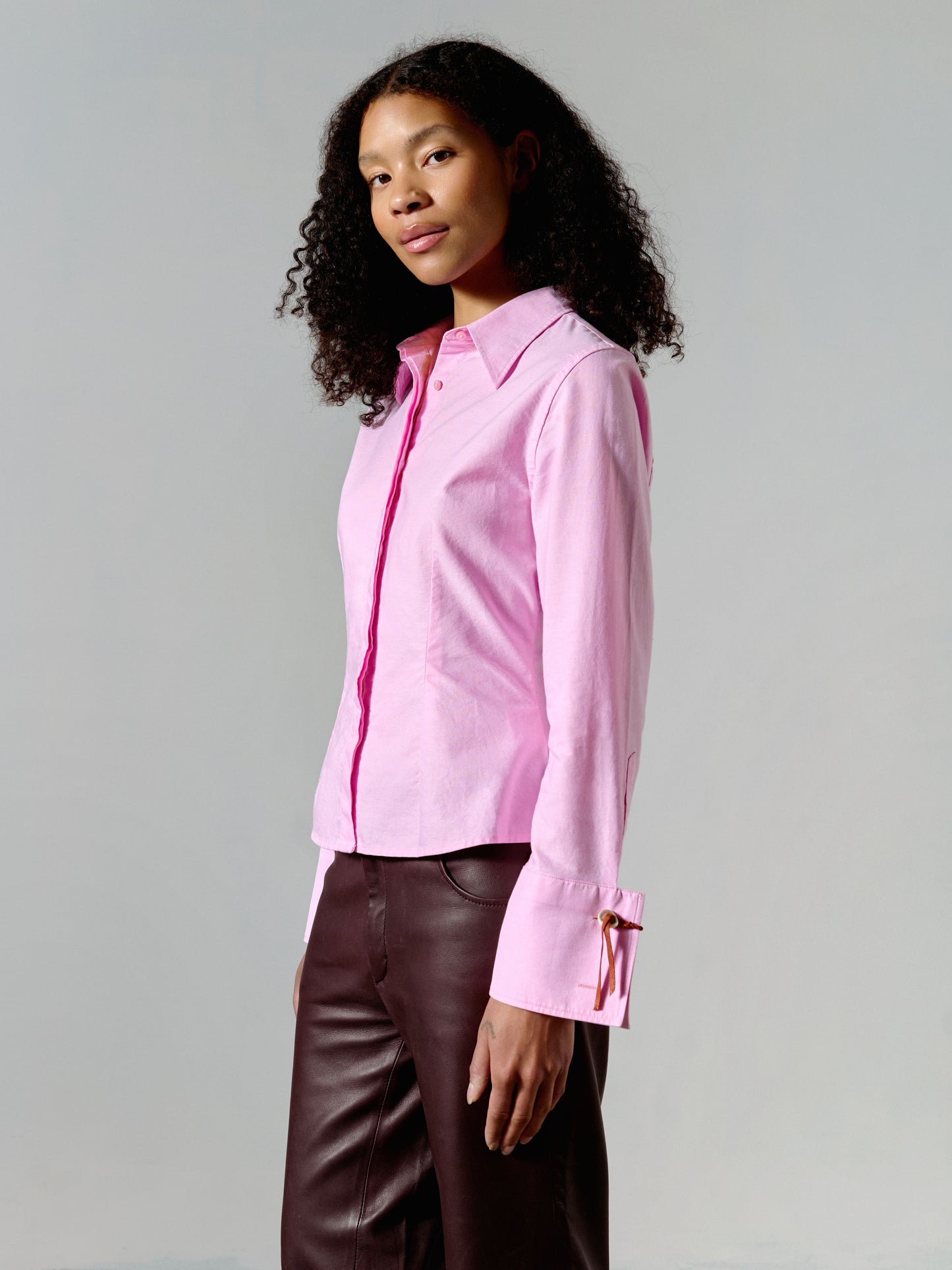 Áhkku [grandma] womens shirt pink