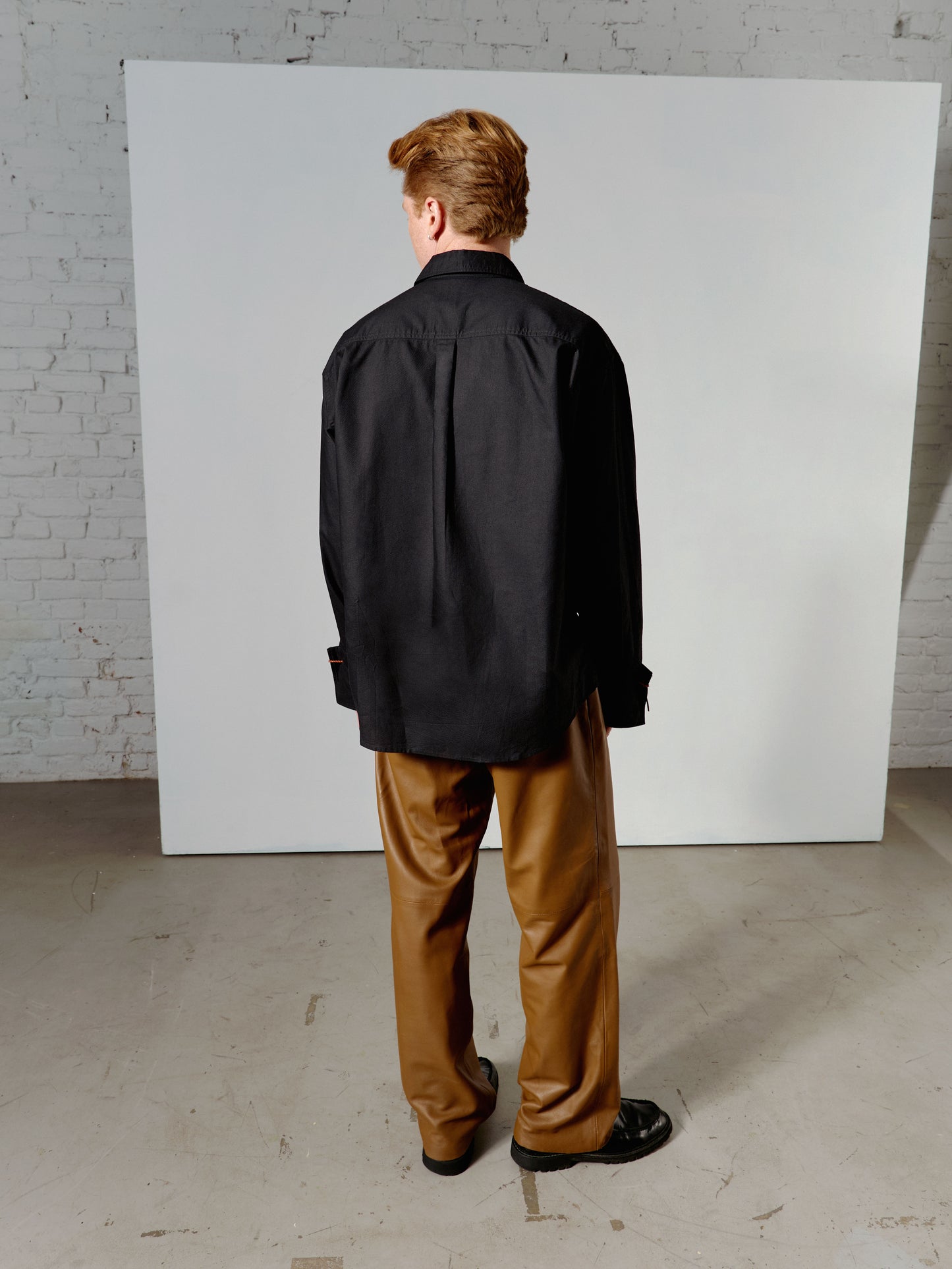 Áddjá [grandpa] mens shirt black
