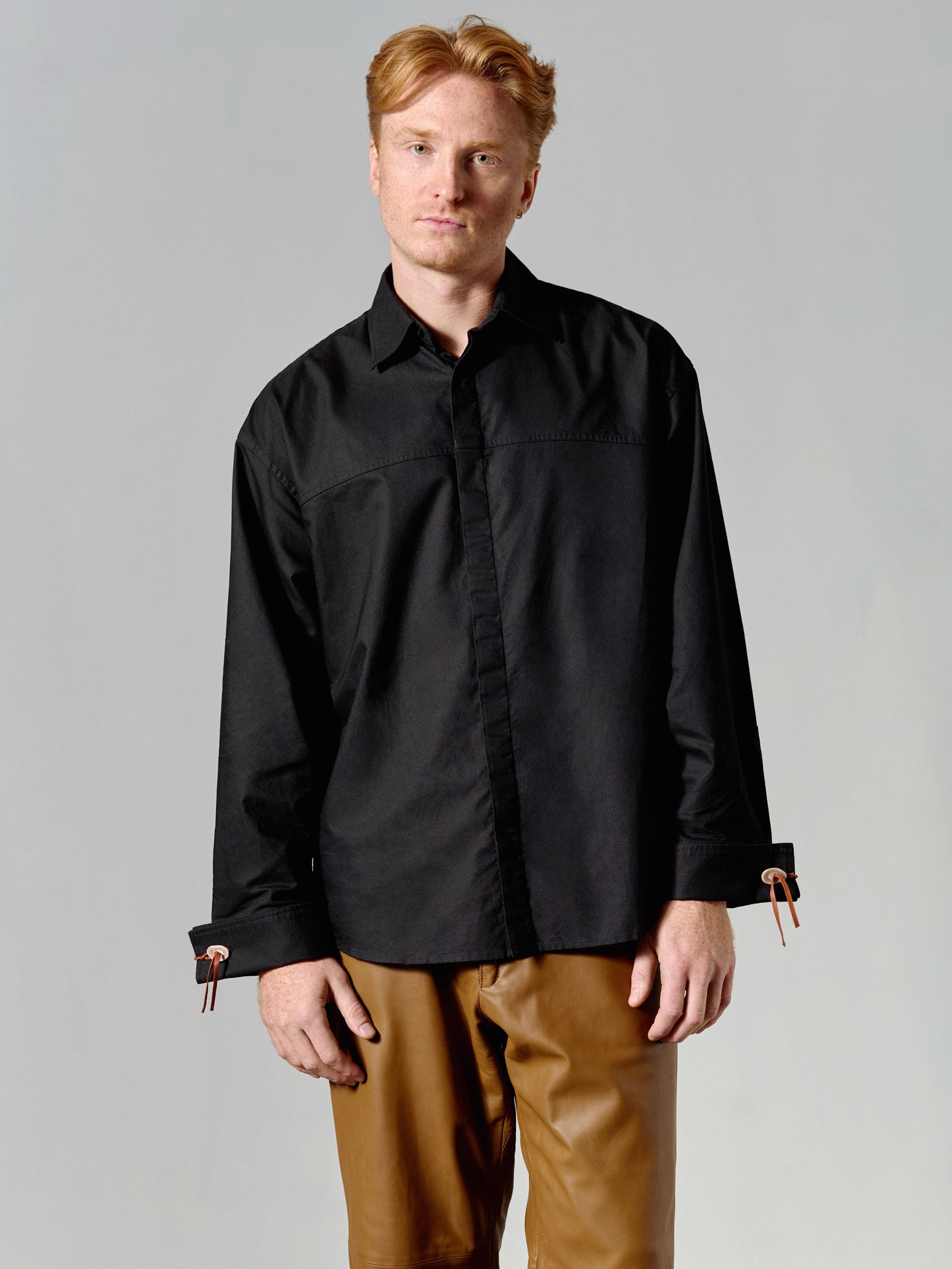Áddjá [grandpa] mens shirt black